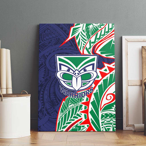 New Zealand Warriors Canvas Wall Art Polynesian Tribal Tattoo Pacific Sport Art
