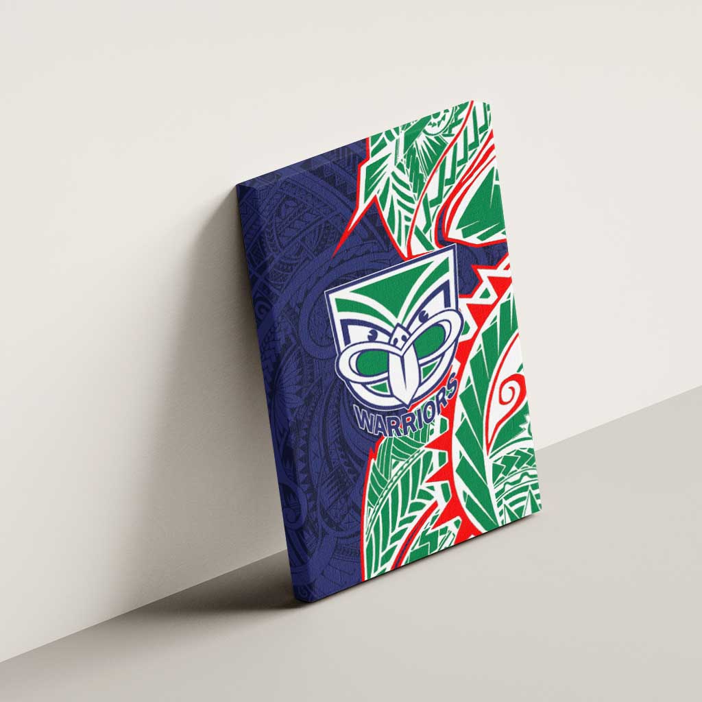 New Zealand Warriors Canvas Wall Art Polynesian Tribal Tattoo Pacific Sport Art