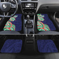 New Zealand Warriors Car Mats Polynesian Tribal Tattoo Pacific Sport Art