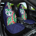 New Zealand Warriors Car Seat Cover Polynesian Tribal Tattoo Pacific Sport Art