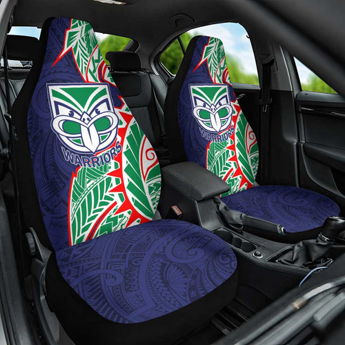 New Zealand Warriors Car Seat Cover Polynesian Tribal Tattoo Pacific Sport Art