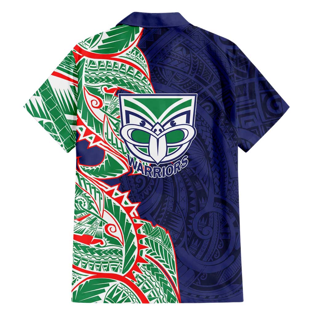 New Zealand Warriors Family Matching Long Sleeve Bodycon Dress and Hawaiian Shirt Polynesian Tribal Tattoo Pacific Sport Art