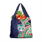 New Zealand Warriors Grocery Bag Polynesian Tribal Tattoo Pacific Sport Art