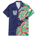 New Zealand Warriors Hawaiian Shirt Polynesian Tribal Tattoo Pacific Sport Art