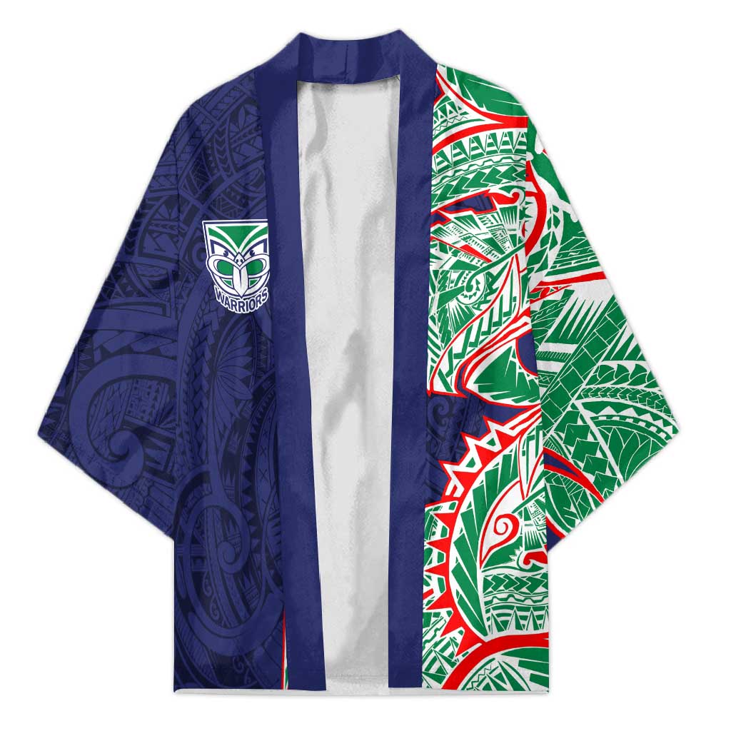 New Zealand Warriors Kimono Polynesian Tribal Tattoo Pacific Sport Art