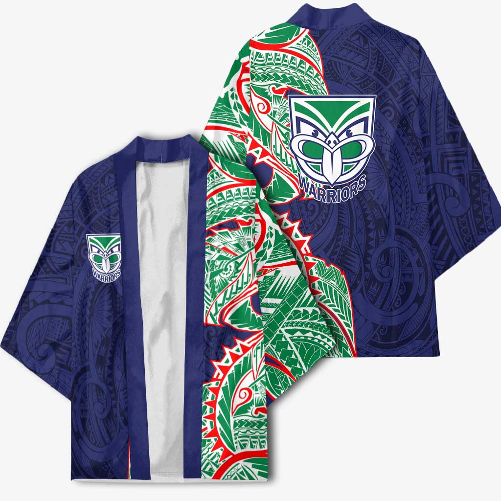 New Zealand Warriors Kimono Polynesian Tribal Tattoo Pacific Sport Art