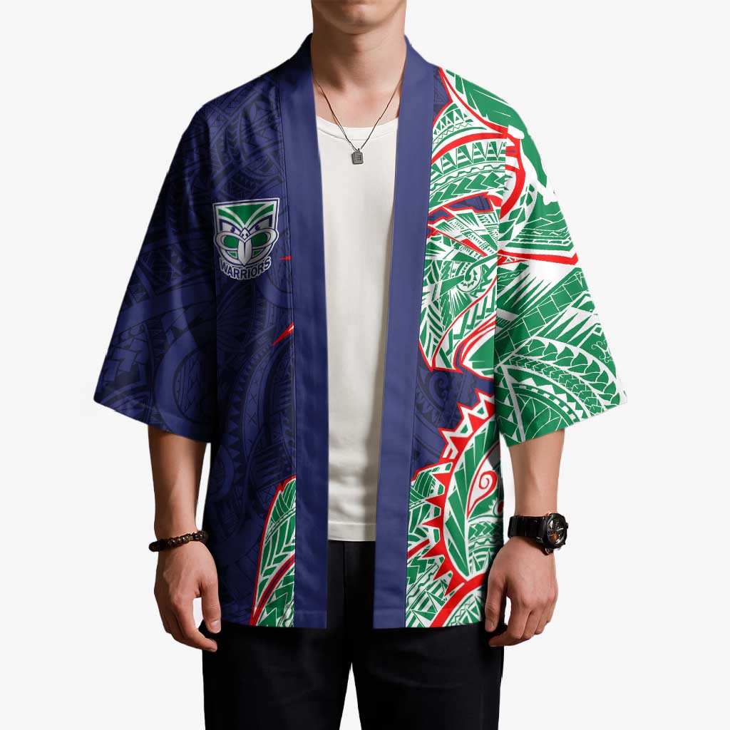 New Zealand Warriors Kimono Polynesian Tribal Tattoo Pacific Sport Art