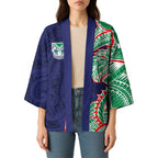 New Zealand Warriors Kimono Polynesian Tribal Tattoo Pacific Sport Art