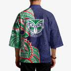 New Zealand Warriors Kimono Polynesian Tribal Tattoo Pacific Sport Art