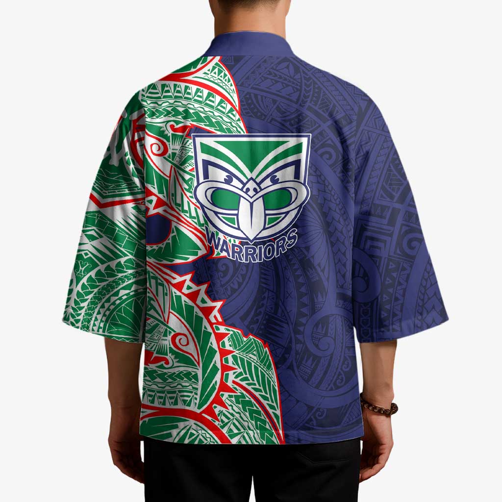 New Zealand Warriors Kimono Polynesian Tribal Tattoo Pacific Sport Art