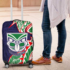 New Zealand Warriors Luggage Cover Polynesian Tribal Tattoo Pacific Sport Art