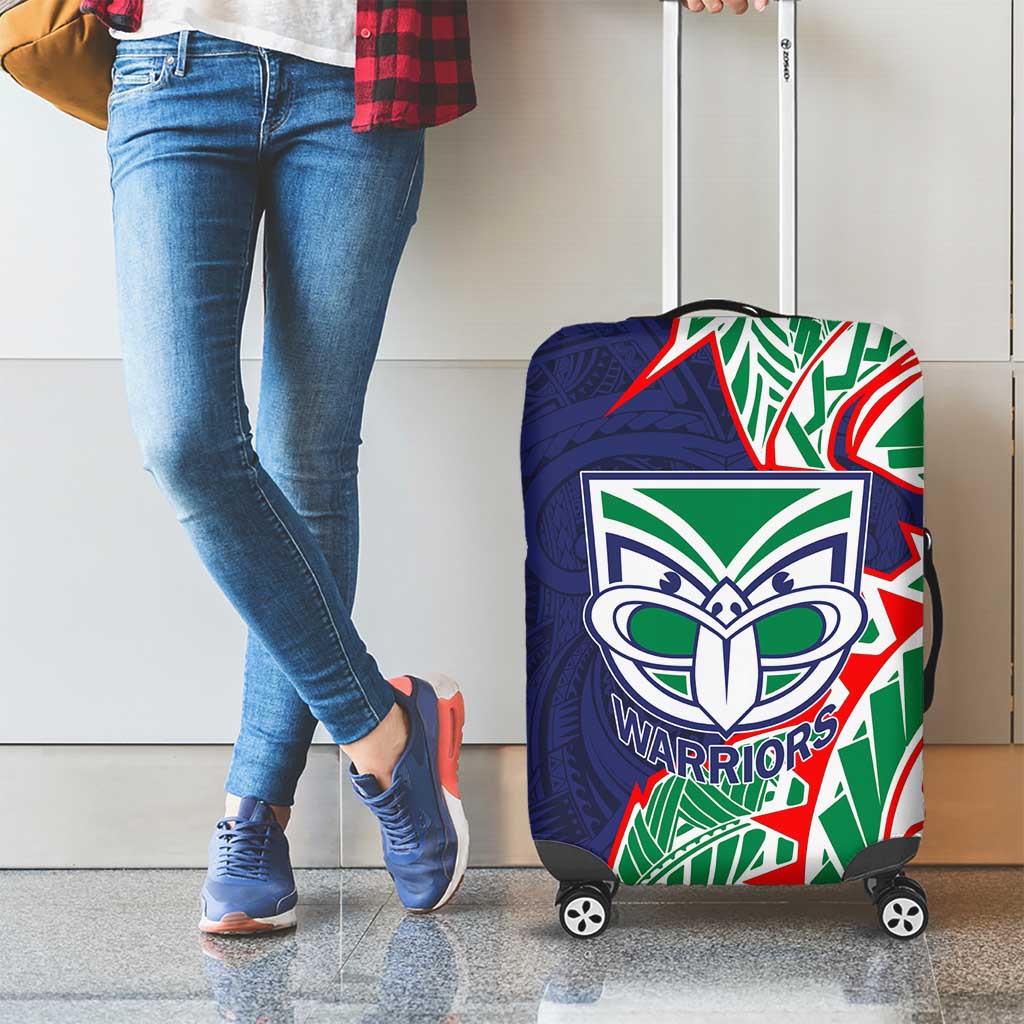 New Zealand Warriors Luggage Cover Polynesian Tribal Tattoo Pacific Sport Art