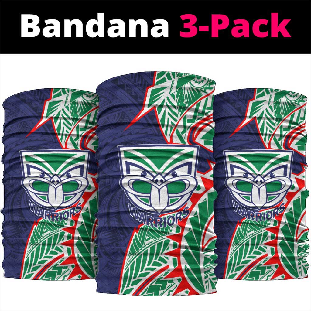 New Zealand Warriors Neck Gaiter Polynesian Tribal Tattoo Pacific Sport Art