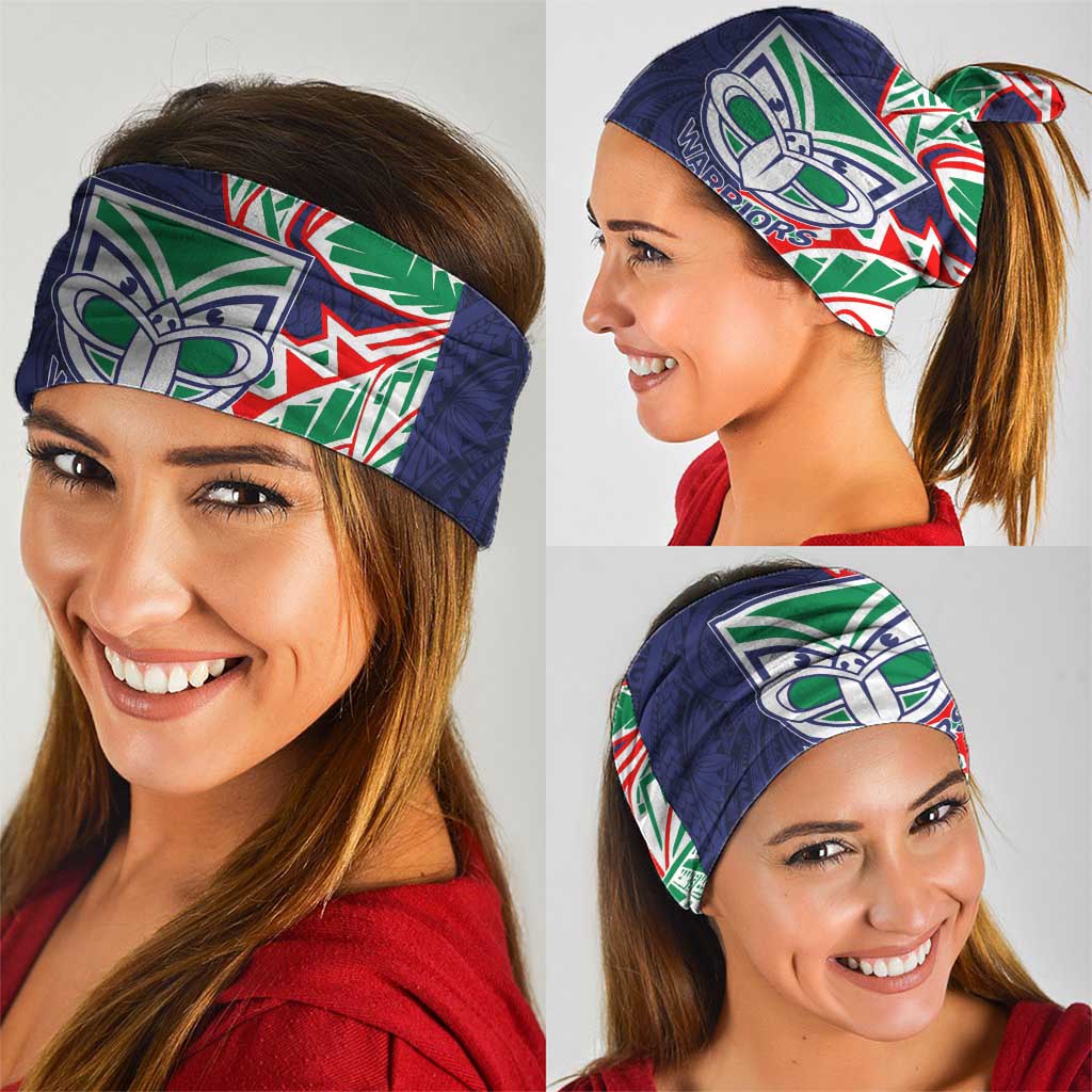 New Zealand Warriors Neck Gaiter Polynesian Tribal Tattoo Pacific Sport Art