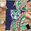 New Zealand Warriors Puzzle Polynesian Tribal Tattoo Pacific Sport Art