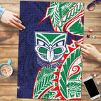 New Zealand Warriors Puzzle Polynesian Tribal Tattoo Pacific Sport Art