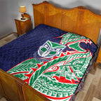 New Zealand Warriors Quilt Polynesian Tribal Tattoo Pacific Sport Art