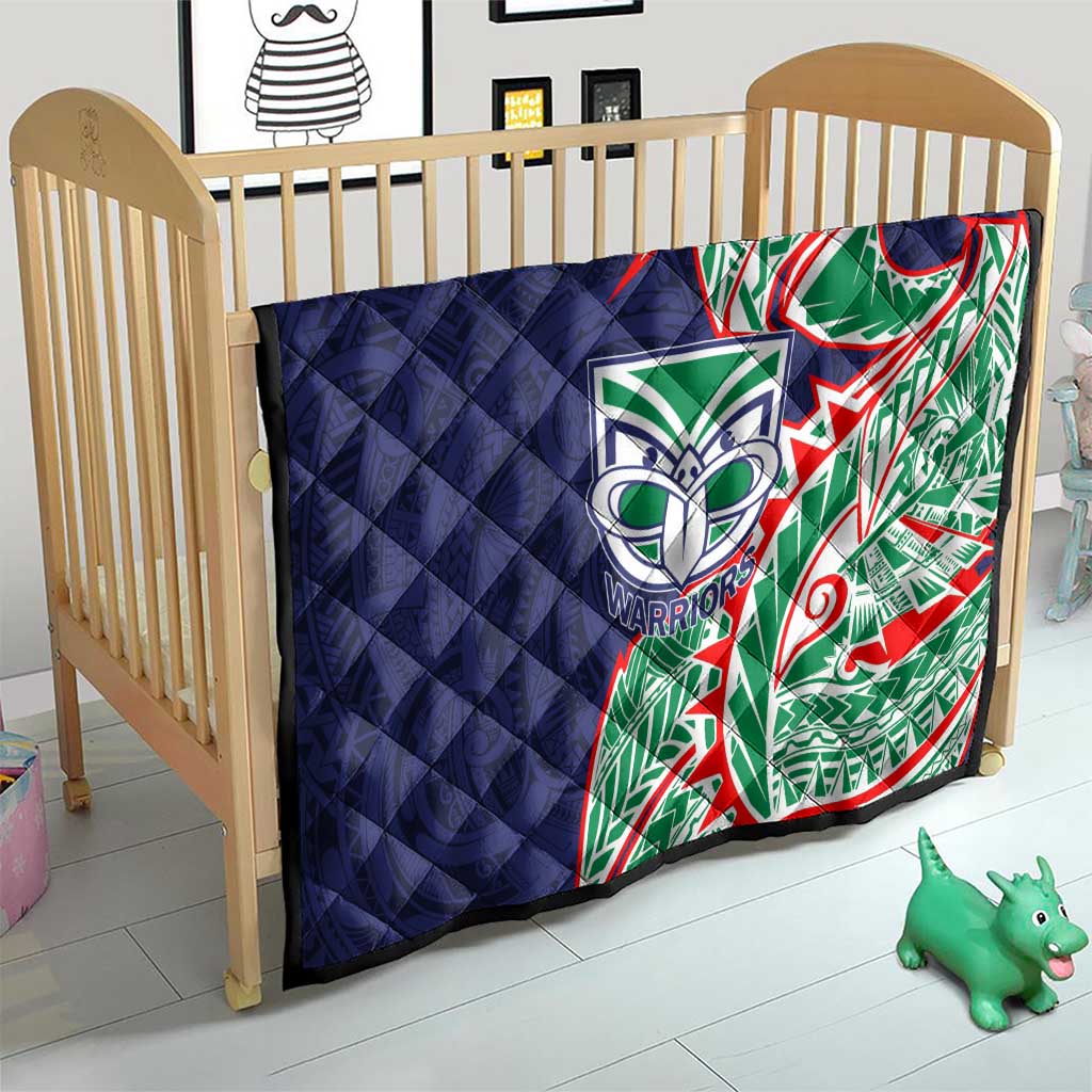 New Zealand Warriors Quilt Polynesian Tribal Tattoo Pacific Sport Art