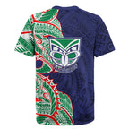 New Zealand Warriors Rugby Jersey Polynesian Tribal Tattoo Pacific Sport Art