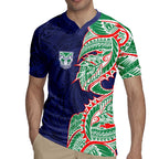 New Zealand Warriors Rugby Jersey Polynesian Tribal Tattoo Pacific Sport Art