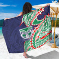 New Zealand Warriors Sarong Polynesian Tribal Tattoo Pacific Sport Art