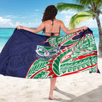 New Zealand Warriors Sarong Polynesian Tribal Tattoo Pacific Sport Art