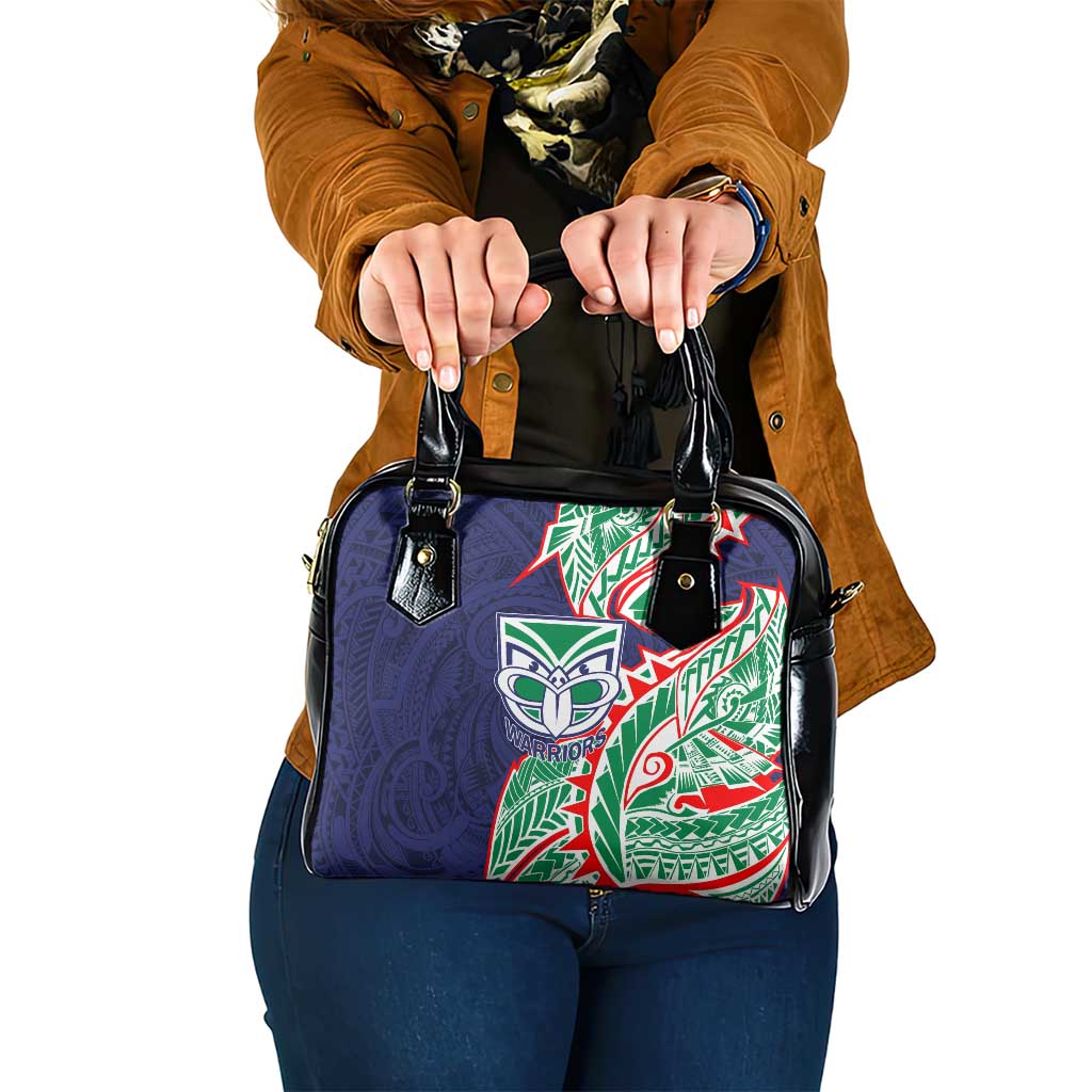 New Zealand Warriors Shoulder Handbag Polynesian Tribal Tattoo Pacific Sport Art