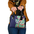 New Zealand Warriors Shoulder Handbag Polynesian Tribal Tattoo Pacific Sport Art