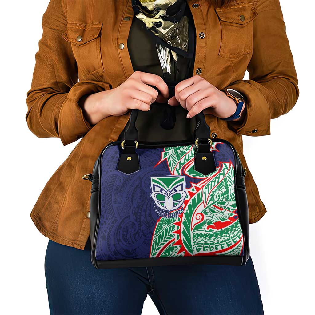 New Zealand Warriors Shoulder Handbag Polynesian Tribal Tattoo Pacific Sport Art