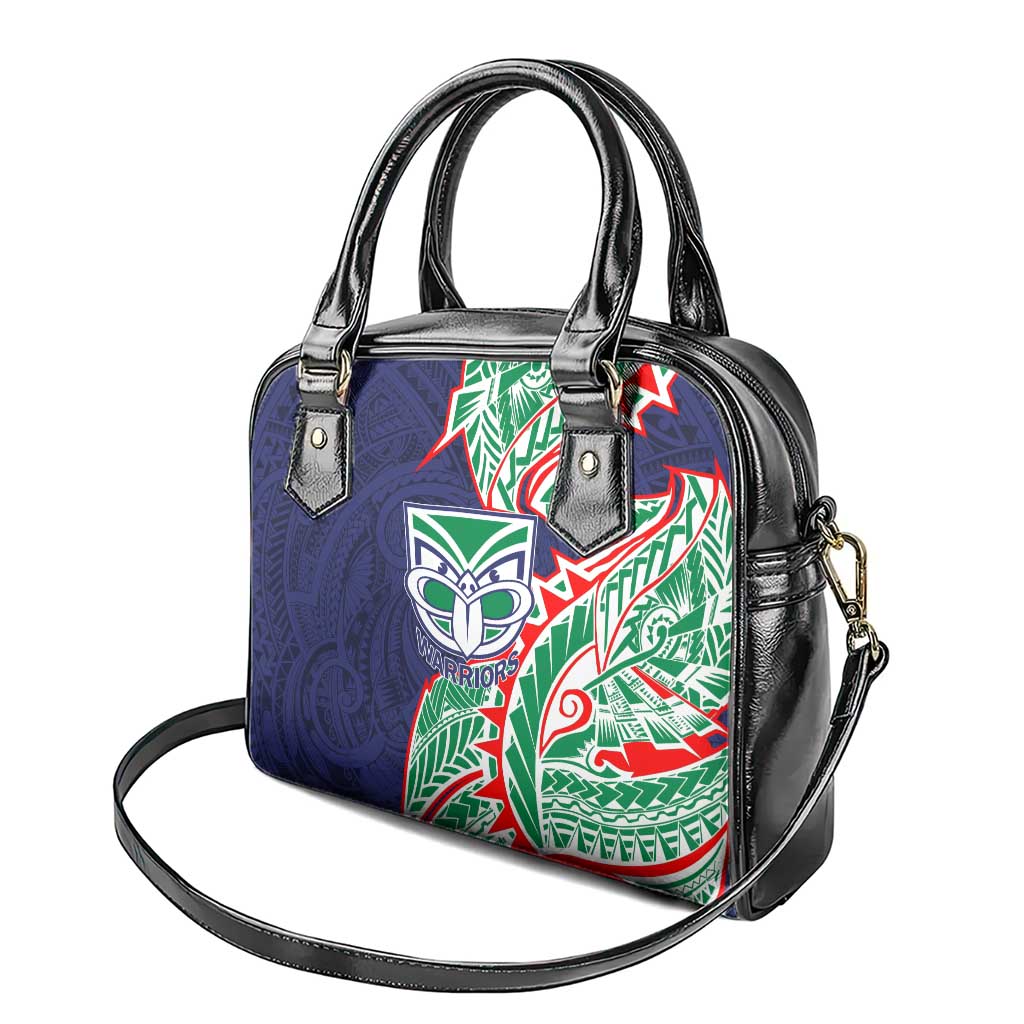 New Zealand Warriors Shoulder Handbag Polynesian Tribal Tattoo Pacific Sport Art