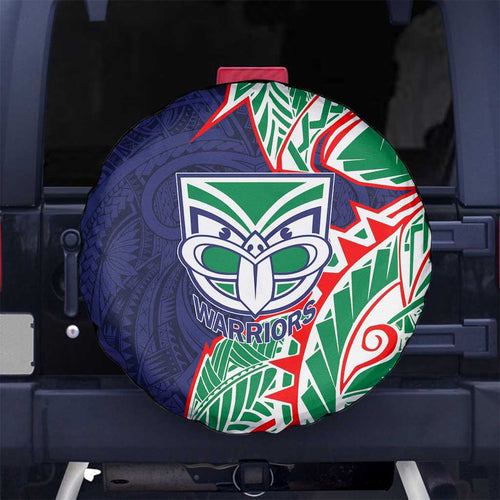 New Zealand Warriors Spare Tire Cover Polynesian Tribal Tattoo Pacific Sport Art