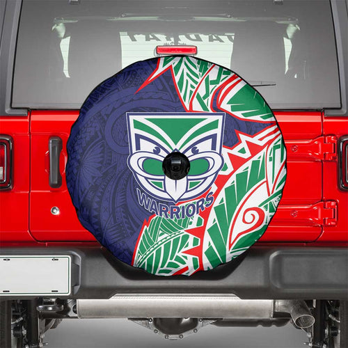 New Zealand Warriors Spare Tire Cover Polynesian Tribal Tattoo Pacific Sport Art