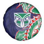 New Zealand Warriors Spare Tire Cover Polynesian Tribal Tattoo Pacific Sport Art