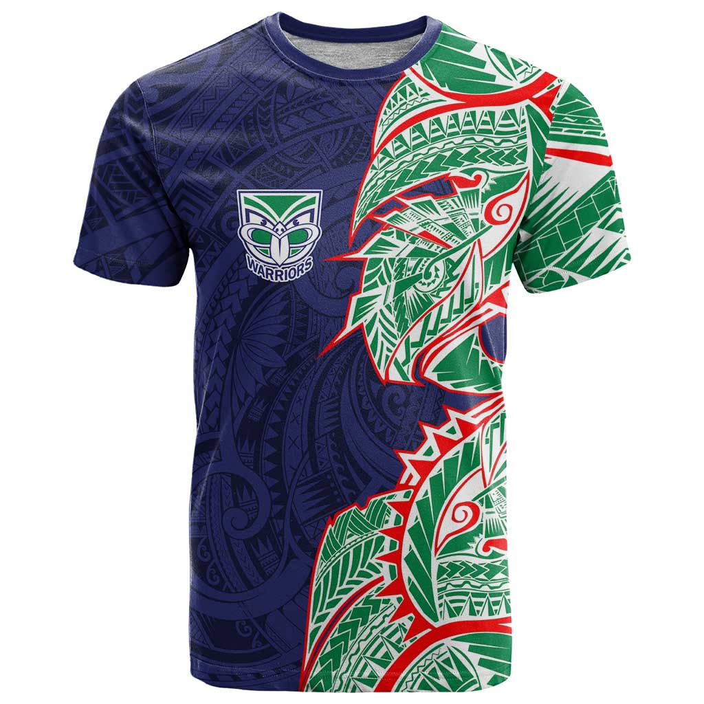 New Zealand Warriors T Shirt Polynesian Tribal Tattoo Pacific Sport Art