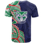 New Zealand Warriors T Shirt Polynesian Tribal Tattoo Pacific Sport Art
