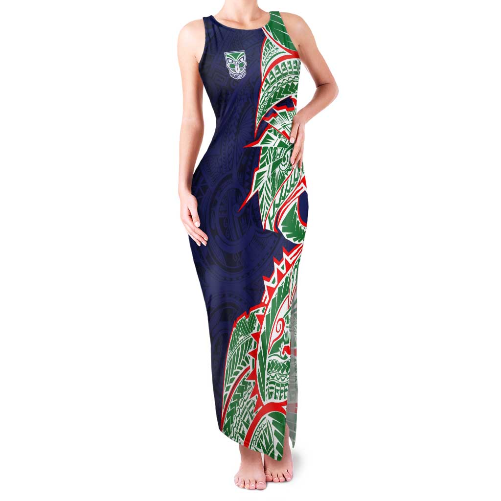 New Zealand Warriors Tank Maxi Dress Polynesian Tribal Tattoo Pacific Sport Art