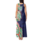 New Zealand Warriors Tank Maxi Dress Polynesian Tribal Tattoo Pacific Sport Art
