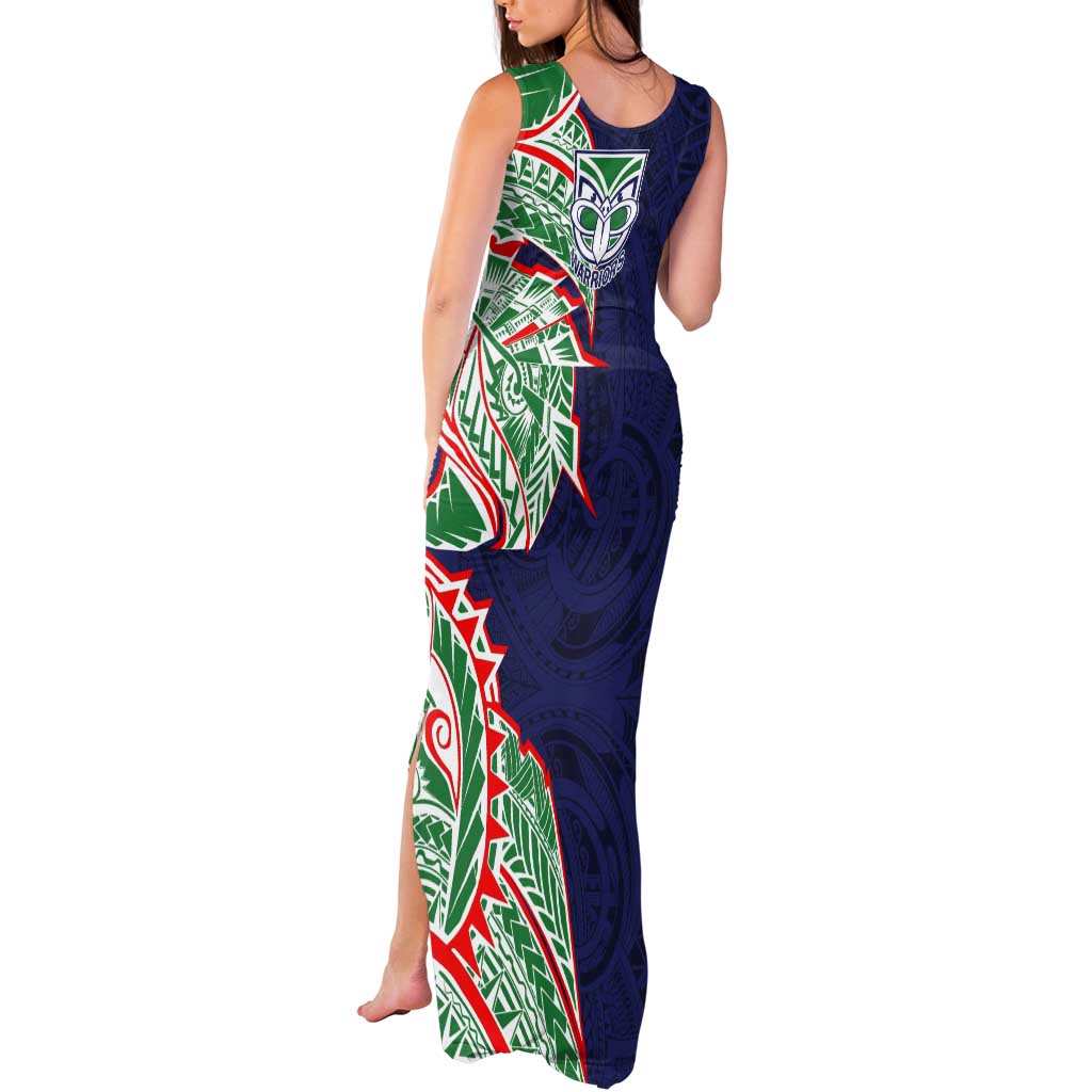 New Zealand Warriors Tank Maxi Dress Polynesian Tribal Tattoo Pacific Sport Art