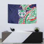 New Zealand Warriors Tapestry Polynesian Tribal Tattoo Pacific Sport Art