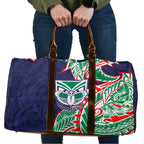 New Zealand Warriors Travel Bag Polynesian Tribal Tattoo Pacific Sport Art
