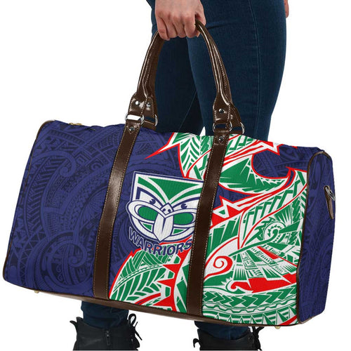 New Zealand Warriors Travel Bag Polynesian Tribal Tattoo Pacific Sport Art
