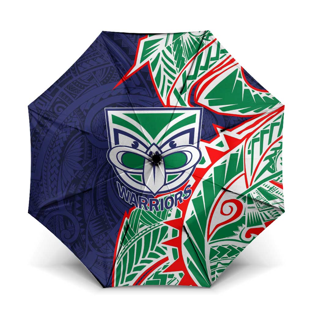 New Zealand Warriors Umbrella Polynesian Tribal Tattoo Pacific Sport Art