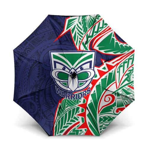 New Zealand Warriors Umbrella Polynesian Tribal Tattoo Pacific Sport Art
