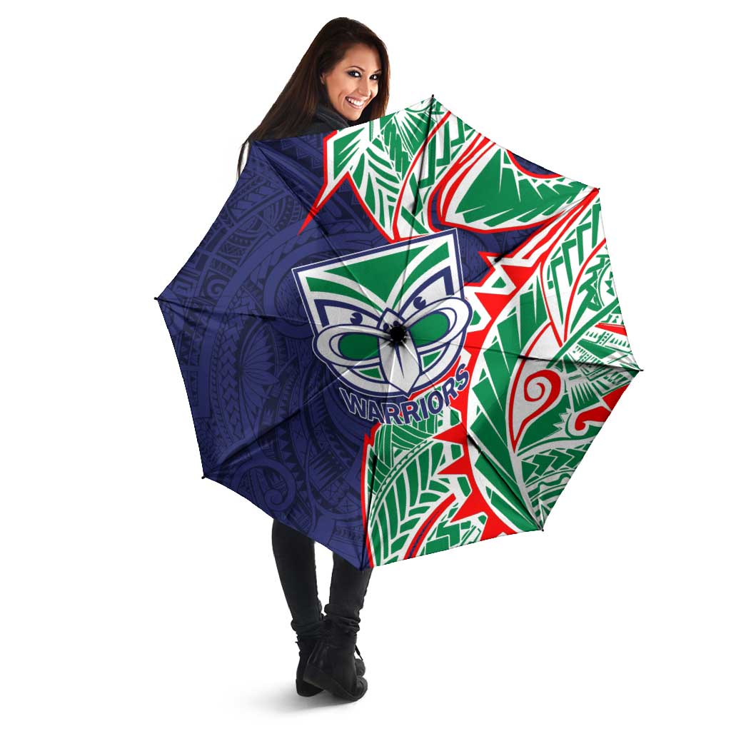 New Zealand Warriors Umbrella Polynesian Tribal Tattoo Pacific Sport Art