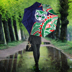 New Zealand Warriors Umbrella Polynesian Tribal Tattoo Pacific Sport Art