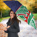 New Zealand Warriors Umbrella Polynesian Tribal Tattoo Pacific Sport Art