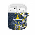 North Queensland Cowboys AirPods Case Polynesian Tribal Tattoo Pacific Sport Art