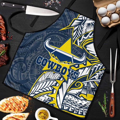 North Queensland Cowboys Apron Polynesian Tribal Tattoo Pacific Sport Art
