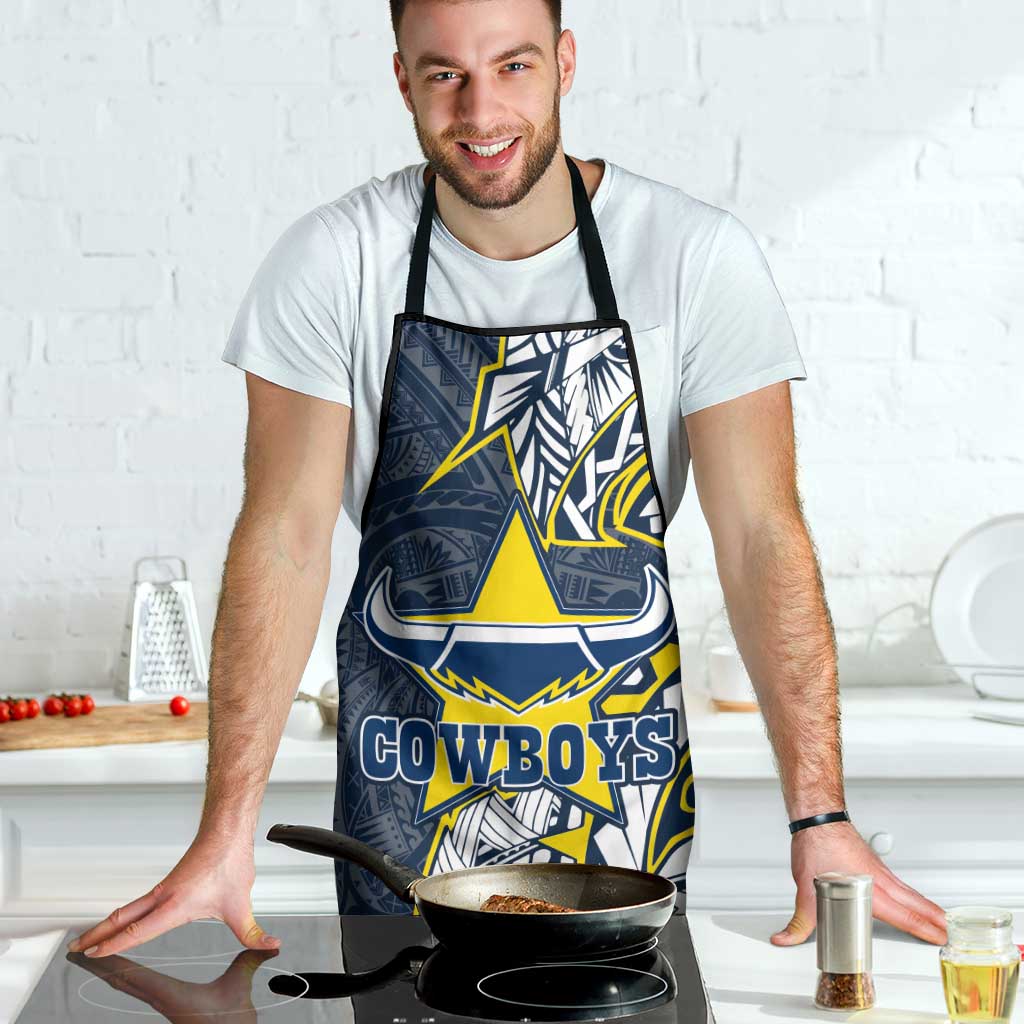 North Queensland Cowboys Apron Polynesian Tribal Tattoo Pacific Sport Art