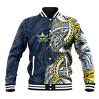 North Queensland Cowboys Baseball Jacket Polynesian Tribal Tattoo Pacific Sport Art